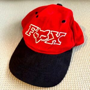 Fox Racing cap, corduroy, Velcro closure / open back